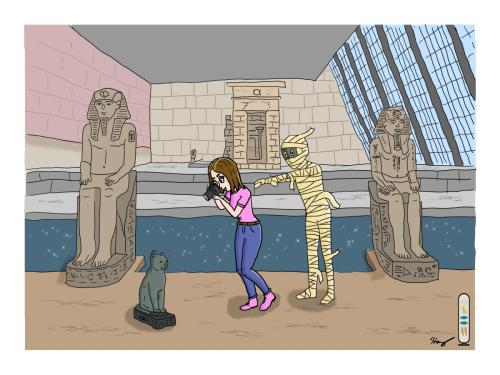 At the Temple of Dendur