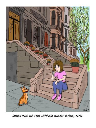 Resting in the Upper West Side