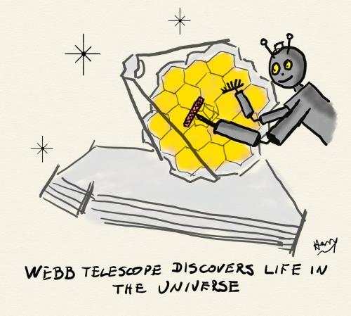 Cleaning the Webb Telescope